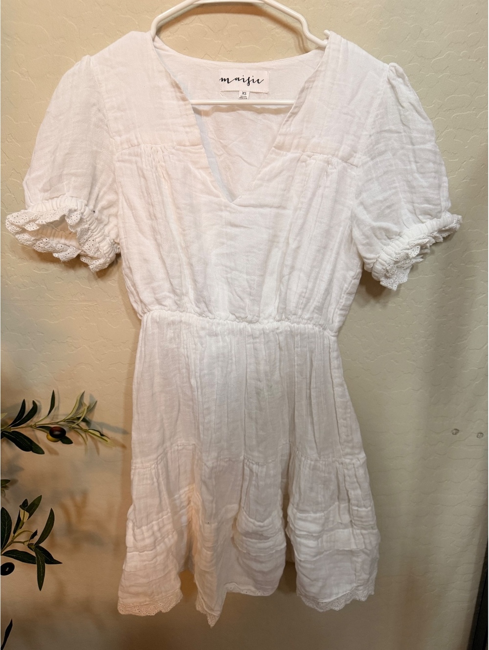 Maisie 100% boho cotton mini dress
